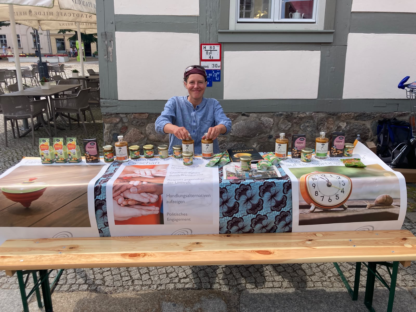 FairtradeMalawi e.V. beim Stadtfest Angermünde